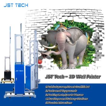 UV Ink LED Digital 3D Vertical Environmental Wall Printers Opinie Print Trio Printing Las Vegas - Kunshan JST Technology Development Co., Ltd. - China