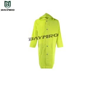 Labor Protection Oxford Cloth Split Reflective Raincoat Jacket Fluorescent Waterproof Raincoat Reflective Rain Suits En 343 - Baymro Safety China Co., Ltd. - China