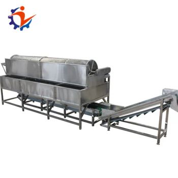 Carrot /Radish Drum Washing Cleaning Machine Power 4.1kw Weight 300kg Material SUS304 Spray Power 3kw Function Washer Trademark LIJIE - Zhucheng Lijie Food Machinery Co.,Ltd. - China