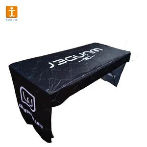 Popular Custom Color Polyester Fabric Table Cloth for Trade Show - Shanghai Tongjie Printing Production Co., Ltd. - China