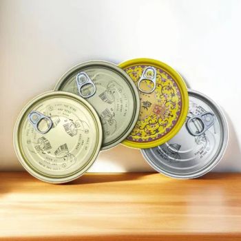 Manufacturer Direct Sale Metal Tin Can Lid Easy Open End for Packing Meat Fish Vegetable and Tomatoes - Tianjin HongXin Metal Co., Ltd - China