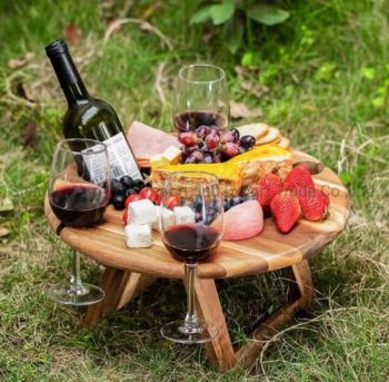 Small Portable Acacia Wood Outdoor Picnic Camping Table MOQ 1000 PCS Folded Folded Condition New Quality a+ Grade Model NO. - Shaowu Han Well Import and Export Trade Co., Ltd. - China