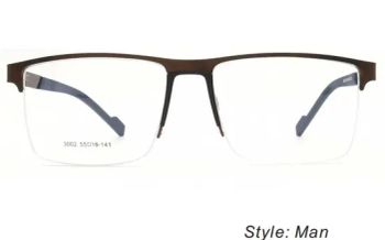 Stainless Steel Frame with Tr Double Color Tips, Saddle Nose Pads Glasses Frames - Wenzhou Kingsun Optical Co., Ltd. - China
