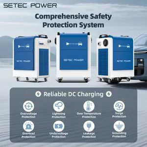 SETEC POWER CCS CHAdeMO NACS10kW 30kW 60kW Reliable DC EV Charging Station with Portable Feature for Outdoors - Shenzhen SETEC Power Co., Ltd. - China