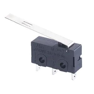 AC 250V 5A Spdt 1no 1nc Momentary Hinge Long Lever Micro Switches 3 Pins - YUEQING TONGDA WIRE ELECTRIC FACTORY - China