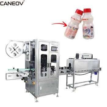 Automatic Shrink Sleeve Labeling Machine for The Food Industry, Used for Packaging Sauce Bottles and Beverage Bottles - Guangzhou CANEOV Technology Co., Ltd - China