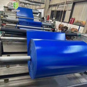 Waterproof Fireproof Pallet Trailer Truck Cover Tents Awnings Vinyl Canvas PVC Polyester Nylon Fabric Laminated Knife Coated Fabric Roll Tarpaulin 650GSM - Jiaxing Green Shield New Material Co., Ltd. - China
