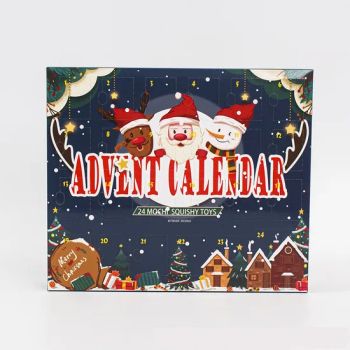 Custom Chocolate Advent Calendar Paper Box 24 Flavor Countdown Christmas Gift - Xiamen Fangcun Chengpin Packaging Co., Ltd. - China