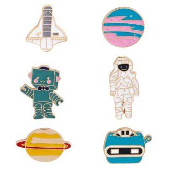 Wholesale Metal Badges Accessories Lapel Pins Custom Spaceman Hard Enamel Pin - Pinstar Gifts Co., Ltd. - China