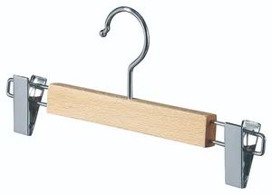 Hotel Supply Hotel Hanger Wooden Pant Clip Clothes Shop Luxurious Skirt Clip - Guangzhou Youde Hotel Supplies Co., Ltd. - China