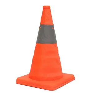 Collapsible Traffic Cones Orange Safety Cones for Driveway Road Traffic Control - Henan Chiwai International Trade Co., Ltd. - China