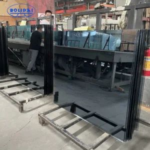 OEM Solar Reflective Glass Low-E Gray Blue Ultra Clear Coated Glass - Jiangmen Bolipai Glass Products Co., Ltd. - China