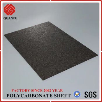 Embossed Polycarbonate Sheet PC Building Material Office Partion - SHANGHAI QUANFU SHEETS CO., LTD. - China