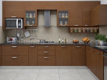 Modular Kitchen Cabinets Hardware Brand Ebco Shutter Finish Membrane Shutter Core Material HDHMR Warranty on Woodwork 5 - Olive Enterprises - India
