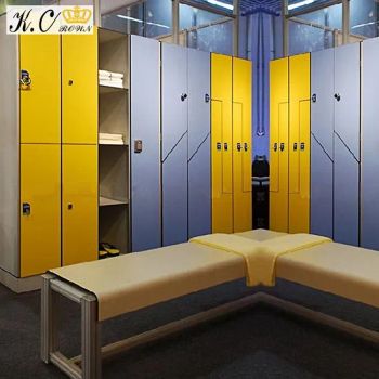 Customized Color Storage Cabinet HPL Storage Lockers Gym Lockers - Hangzhou Kingcrown Construction & Decoration Material Co., Ltd. - China