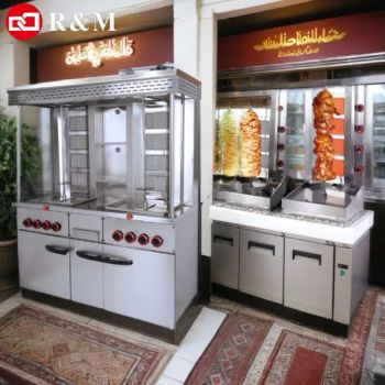 Commercial Turkey Outdoor Vertical Electric Gas Propane Charcoal LPG LNG Stainless Steel Gyros Doner Kebab Shawarma Rotisserie Restaurant Grill for Sale Near Me - Guangzhou R&M Machinery Co., Ltd. - China