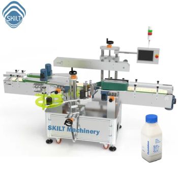 Skilt Slm-a Auto Sticker High Speed Square Bottle Jars Cans Three Four Multi Sides Labeling Machine Labeller Label Applicaor Manufacturer Since 1998 - Shanghai SKILT Machinery Equipment Co., Ltd. - China