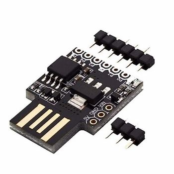 ATTIN Y85 USB Development Board DigiSpark Height 5 mm Weight 4 mm Width 18 mm Length 26 mm Analog IO Pins 6 Pwm Output Pins - Tayal Electronics - India