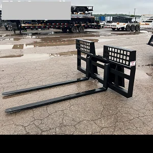 Skitdstree Attachment / 2026 Jenkins Iron & Steel 6X6 Pallet Forks Skidsteer Attachment - senesie mfg llc - United States