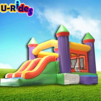 Hot sale house bouncer with slide inflatable For party Rental use or For Kids Homeyard playing Fun - Guangzhou U-Rides attraction Co.,Ltd - China