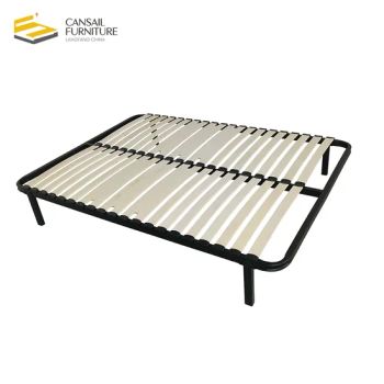 Double Size Metal Bed Frame Platform Base Wooden Slats Mattress Foundation - Bazhou Qianxiang Smart Home Technology Co., Ltd. - China