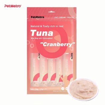 Cat Wellness Snack with Omega Fatty Acids and Cat Grass Supporting Hairball Control Creamy Cat Treats - Shandong Petmetro Imp&Exp Co., Ltd. - China
