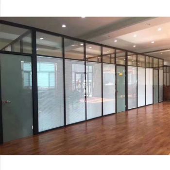 Double Glass Louver Partition for Office and Hotel Fire Sound Insulation with Bulletproof Usage - Hu' Nan Jinchuangxing Building Materials Technology Co., Ltd. - China