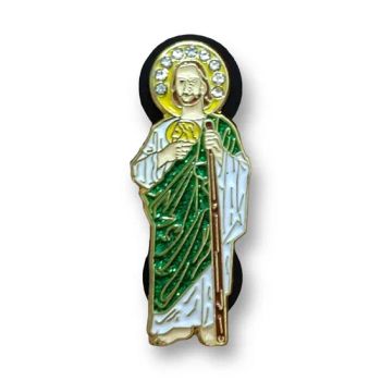 Metal Hard Enamel Pins San Judas Tadeo Hat Pin Mexican Cap Pins Jesus Judas Religion Christian Gift Pins Hat St Saint Pins Custom Religious Pins Brooches - YC Craft (Zhongshan) Limited - China