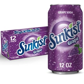 SUNKIST GRAPE CN, 12OZ/12PKX2 - A&A FOOD DISTRIBUTORS - United States