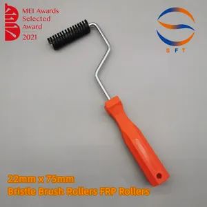 China Manufacturer Bristle Brush Rollers FRP Rollers for Defoaming Resin - SFT Industries Co., Ltd. - China