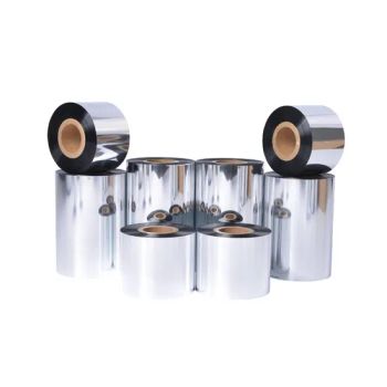 Factory Barcode TTR Tto Printer Ribbons High Definition Printing Pet Resin Premium 110mmx450m Thermal Transfer Ribbon - Hunan New Printing Paper Products Co.,Ltd - China
