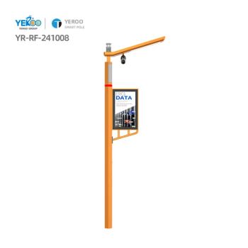 Street Solar Light Smart Pole Mobile Phone Charging LED Display Lamp Pole - GUANGZHOU YEROO STEEL STRUCTURE CO., LTD. - China