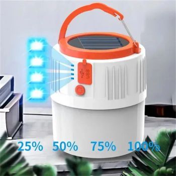 80000lm Solar Lantern Light 5 Modes USB Solar Portable Tent Lamp Outdoor Night LED Bulb Lamps Market Emergency Camping Light - Shanghai Lanyou Lighting Co., Ltd. - China