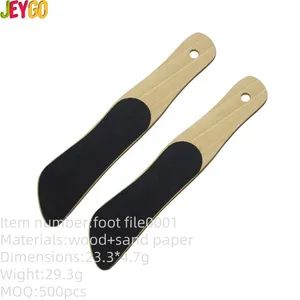 Foot File with Wooden Handle, Double-Sided Foot Care File - Taixing JEYGO Import Export Co., Ltd. - China