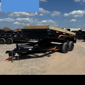 New 2026 RawMaxx 7ft x 14ft 14k Tandem Axle Bumper Pull Dump & Scissor Hoist w/HD KTI Pump & 5 Amp Battery Charger (Mid- - senesie mfg llc - United States