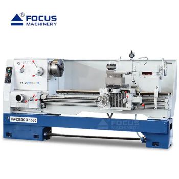 Manual Lathe 52mm Spindle Bore Metal Turning Lathe Ca6280cx1500 Gap Bed Lathe Pipe Threading Lathe - Shandong Focus Machinery Co., Ltd. - China