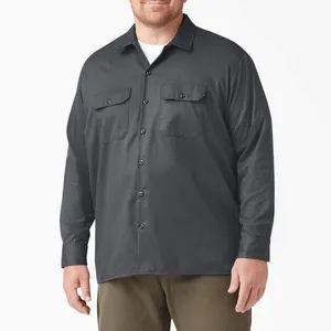 Nfpa2112 HRC2 Custom Fire Resistant Fr Mens Shirts 100% Cotton Long Sleeve Plus Size Regular Work Shirts Flame Retardant Welding Clothing - Sichuan Fennidi Trading Co., Ltd - China