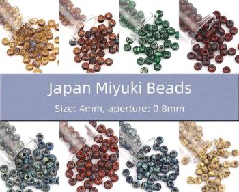 Wholesale Japanese Miyuki Beads 4mm Picasso Oil Painting Rice Beads - Ningbo General Union Co., Ltd. - China