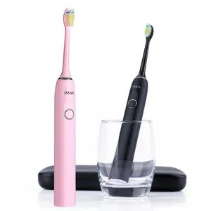 5 Modes Wireless Charging Dental Cleaning Tools Ultrasonic Black Electric Toothbrush with Brush Holder and Pressure Sensor - Yueqing Fiy Electric Co., Ltd. - China