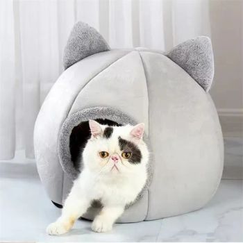 Washable Round Medium Size Anti-Slip Faux Fur Fluffy Cat Cave Bed Dog Beds - Ningbo Yuheng Medical Equipment Company Ltd - China