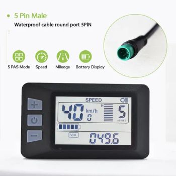 Bike Conversion Kit Fatbike LCD Display Ebike Speedometer Accessories - Foshan Haichuang Intelligent Technology Co., Ltd. - China
