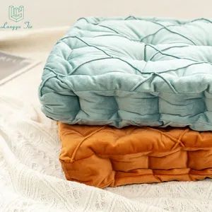 Dutch Velvet Square Seat Cushions Office Chair Cushions Thickened Floor Cushions All-Season Bread Cushions Bay Window Cushions - Shengzhou Langyu Necktie Apparel Co., Ltd. - China