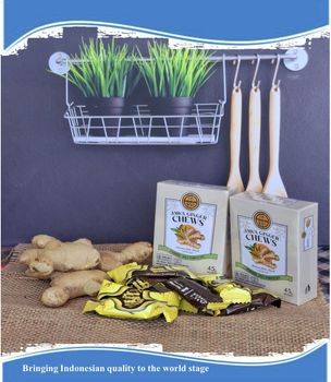 Jawa Ginger Chews Flavor Ginger Texture Chewy Quality Premium Origin Indonesian Place of Origin Indonesia Certification Halal & BPOM RI - CV KARISMA JAYA SEJAHTERA - Indonesia