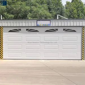 Automatic Lift Overhead Sectional Doors Pedestrian Double Car Garage Gates Residential - Wuxi Newton Technology Co., Ltd. - China