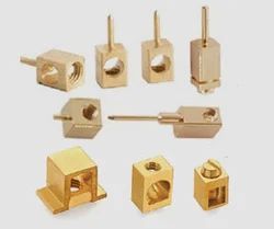 Brass PCB Terminals Connectors Material Any Special Brass Composition As Per Customers Requirement, Free Cutting Brass 319 Type Or Bs 249 - Active Enterprise - India