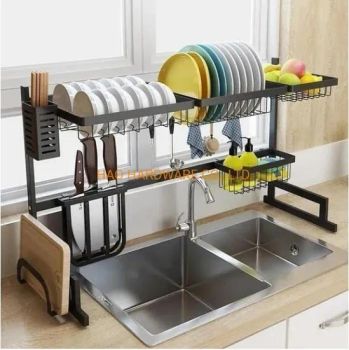 Kitchen Storage Accessories Cabinet Iron Chrome Kitchen Storage Rack Furniture - HAO HARDWARE CO., LTD. - China