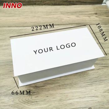 Inno-R022 Manufacturer Wholesale Kits of White Soft PU Leather Cosmetic Bag with Paper Bag, Free Custom Logo Eco-Friendly - Innovation Plastic Industry Co., Ltd. - China