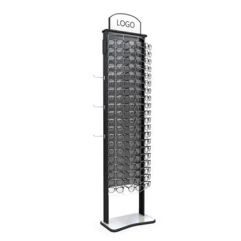 Floor-Standing Eyewear Retail Fixture Mobile Sunglasses Metal Display Rack - Xiamen F-Orchid Technology Co., Ltd. - China