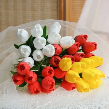 Customizable Realistic Silk Tulips - Premium Artificial Flowers - Cheng Yi Creation Company Ltd - China