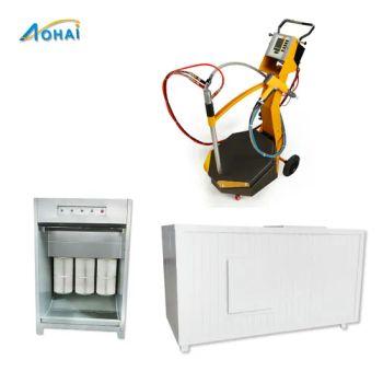 Industrial Electric Powder Paint Coat Spray Booth for Metal Furniture - Dezhou Aohai Coating Equipment Co., Ltd. - China